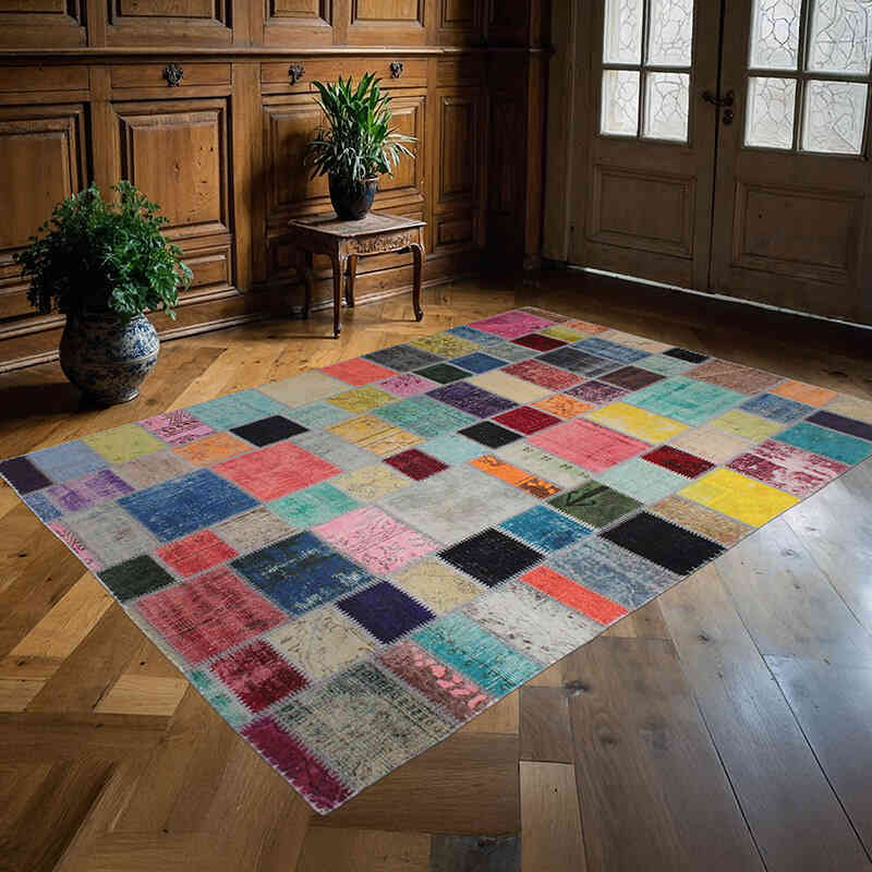 Alfombra Turca de Retazos - 170 cm x 240 cm - K0076601