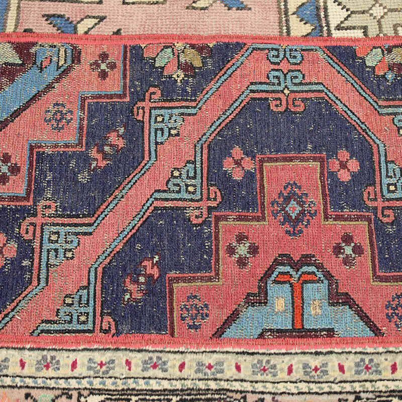 Patchwork Hand-Knotted Turkish Rug - 5' 9" x 9' 6" (69" x 114") - K0076603