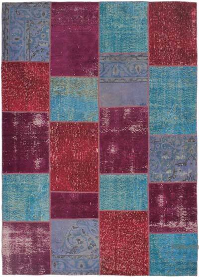 Patchwork El Dokuma Halı - 172 cm x 244 cm