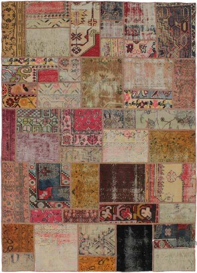 Alfombra Turca de Retazos - 167 cm x 236 cm