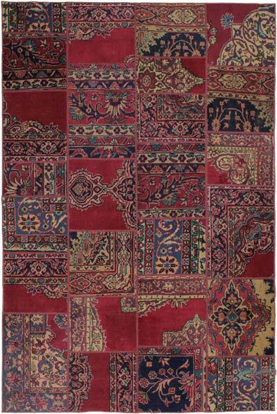 Alfombra Turca de Retazos - 152 cm x 232 cm