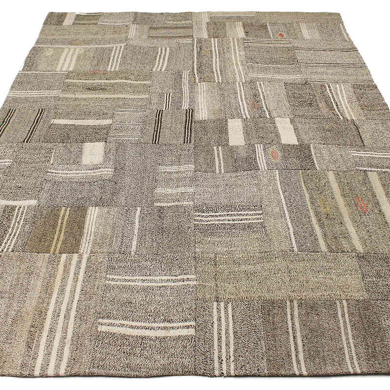 Patchwork Kilim Rug - 5' 5" x 8' 2" (65" x 98") - K0076626