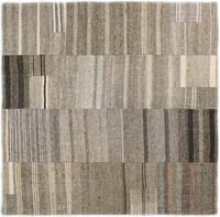 Patchwork Kilim Rug - 6' 6" x 6' 7" (78" x 79")