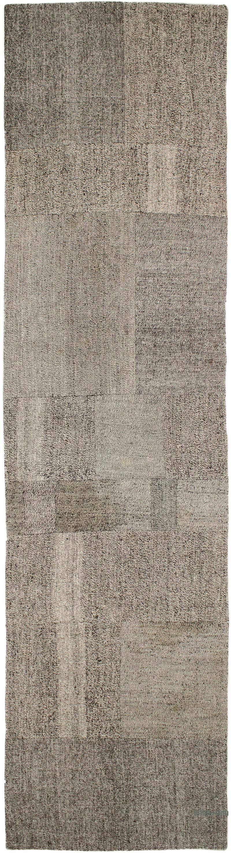 Patchwork Kilim Yolluk - 86 cm x 340 cm - K0076629