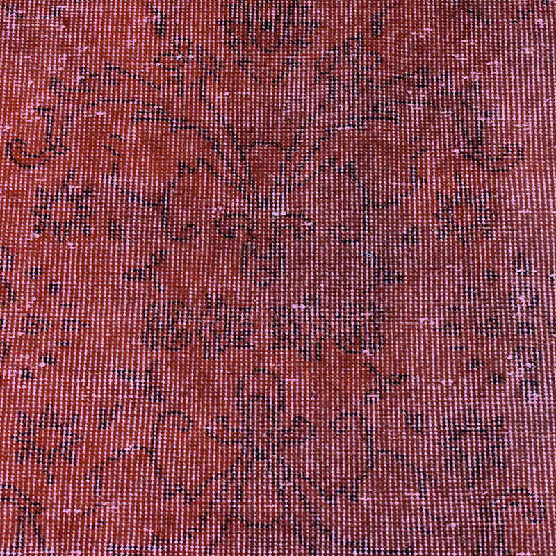 Boyalı El Dokuma Vintage Halı - 112 cm x 220 cm - K0076632