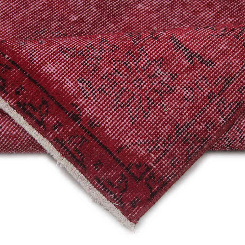 Boyalı El Dokuma Vintage Halı - 112 cm x 220 cm - K0076632