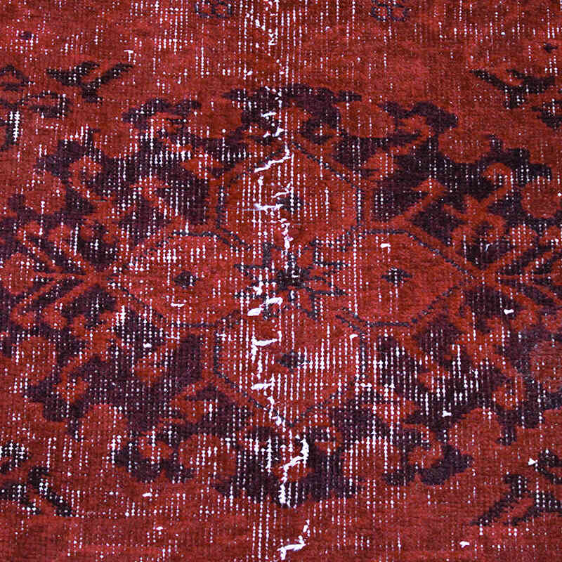 Boyalı El Dokuma Vintage Halı - 116 cm x 206 cm - K0076633