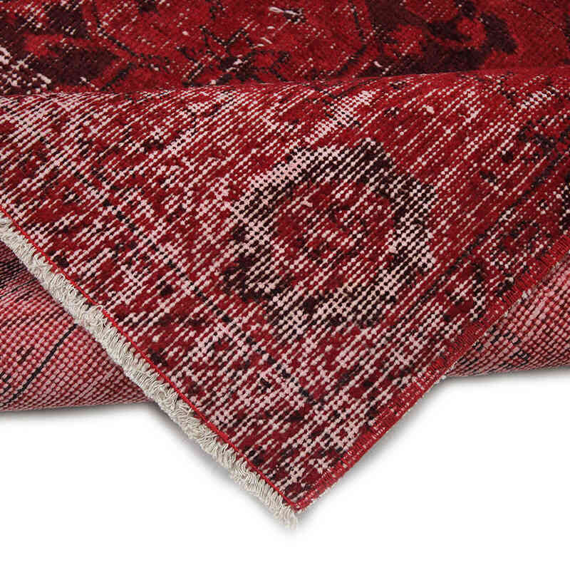 Boyalı El Dokuma Vintage Halı - 116 cm x 206 cm - K0076633