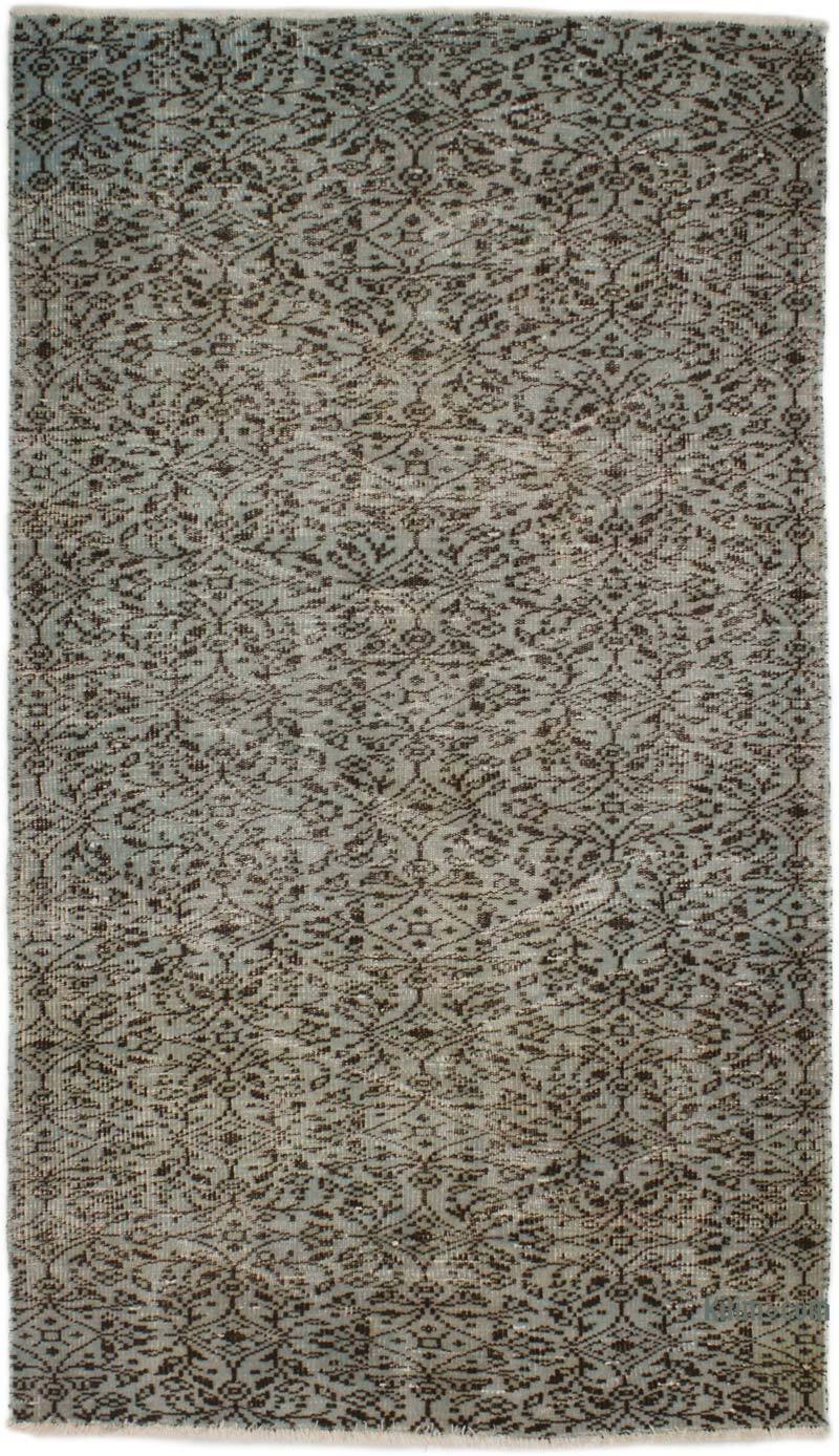 Alfombra Turca Vintage Sobre-teñida - 116 cm x 204 cm - K0076634
