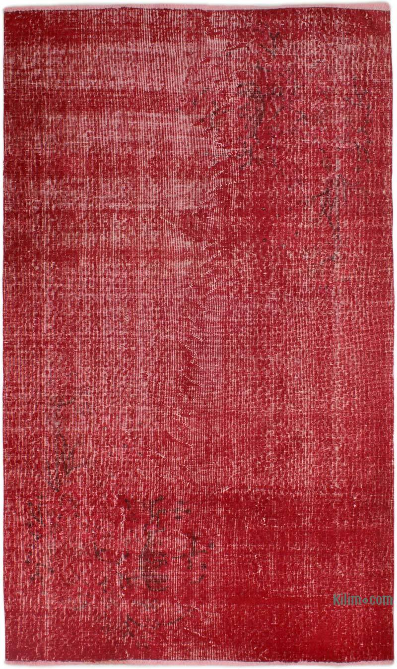 Over-dyed Vintage Hand-Knotted Turkish Rug - 4'  x 6' 9" (48" x 81") - K0076635