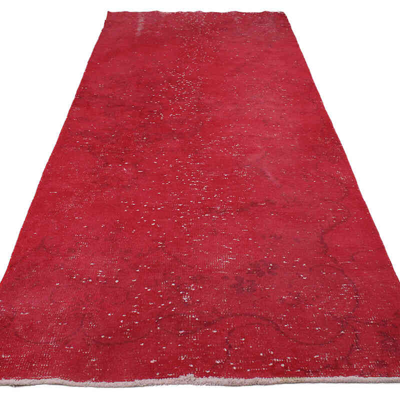 Alfombra Turca Vintage Sobre-teñida - 120 cm x 298 cm - K0076636