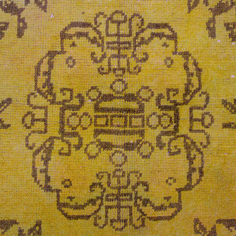 Boyalı El Dokuma Vintage Halı - 120 cm x 202 cm - K0076639