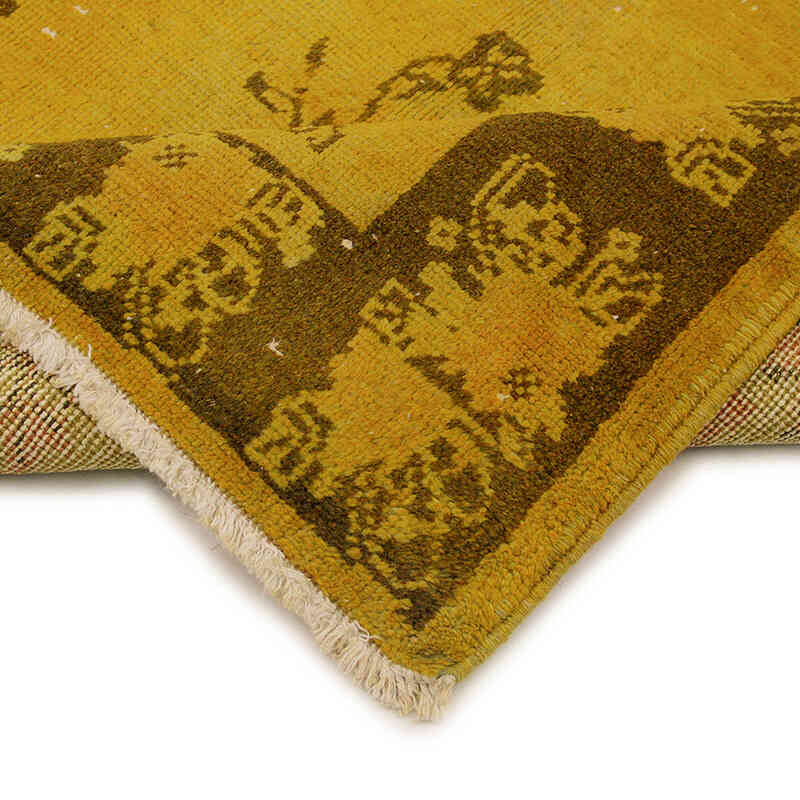 Boyalı El Dokuma Vintage Halı - 120 cm x 202 cm - K0076639