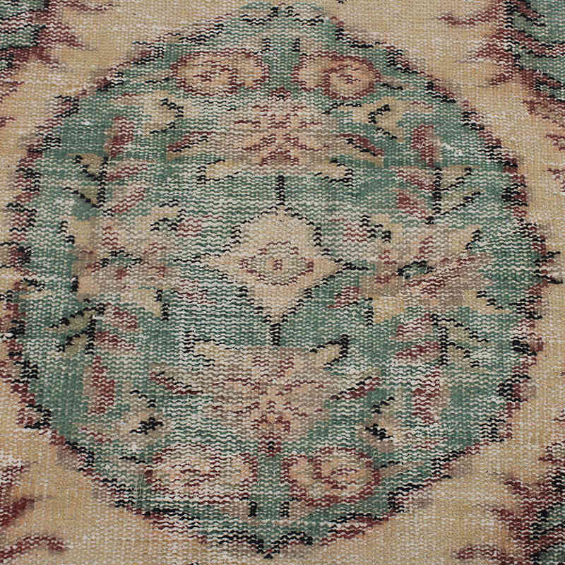 Vintage Turkish Hand-Knotted Rug - 5' 6" x 8' 10" (66" x 106") - K0076651