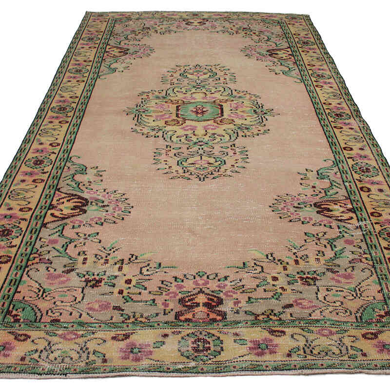 Vintage Turkish Hand-Knotted Rug - 5' 11" x 9' 11" (71" x 119") - K0076653