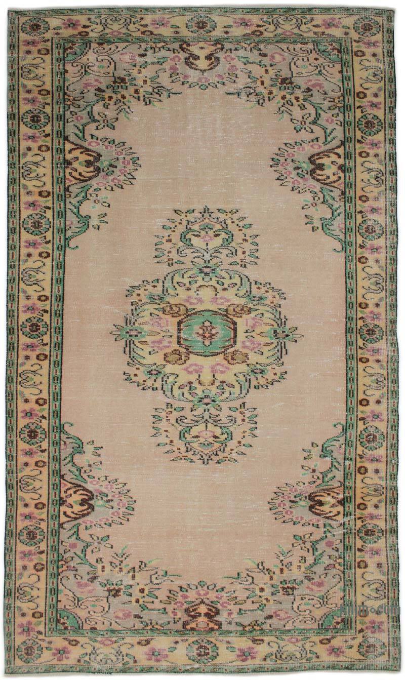 Vintage Turkish Hand-Knotted Rug - 5' 11" x 9' 11" (71" x 119") - K0076653