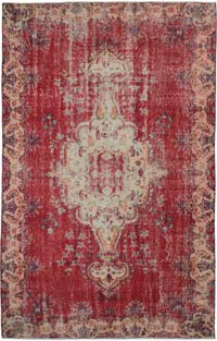 Alfombra Vintage Turca Anudada a Mano - 168 cm x 272 cm