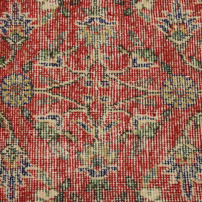 Alfombra Vintage Turca Anudada a Mano - 120 cm x 228 cm - K0076660