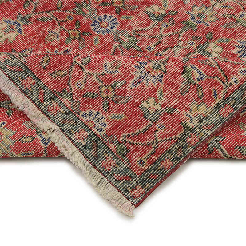 Alfombra Vintage Turca Anudada a Mano - 120 cm x 228 cm - K0076660