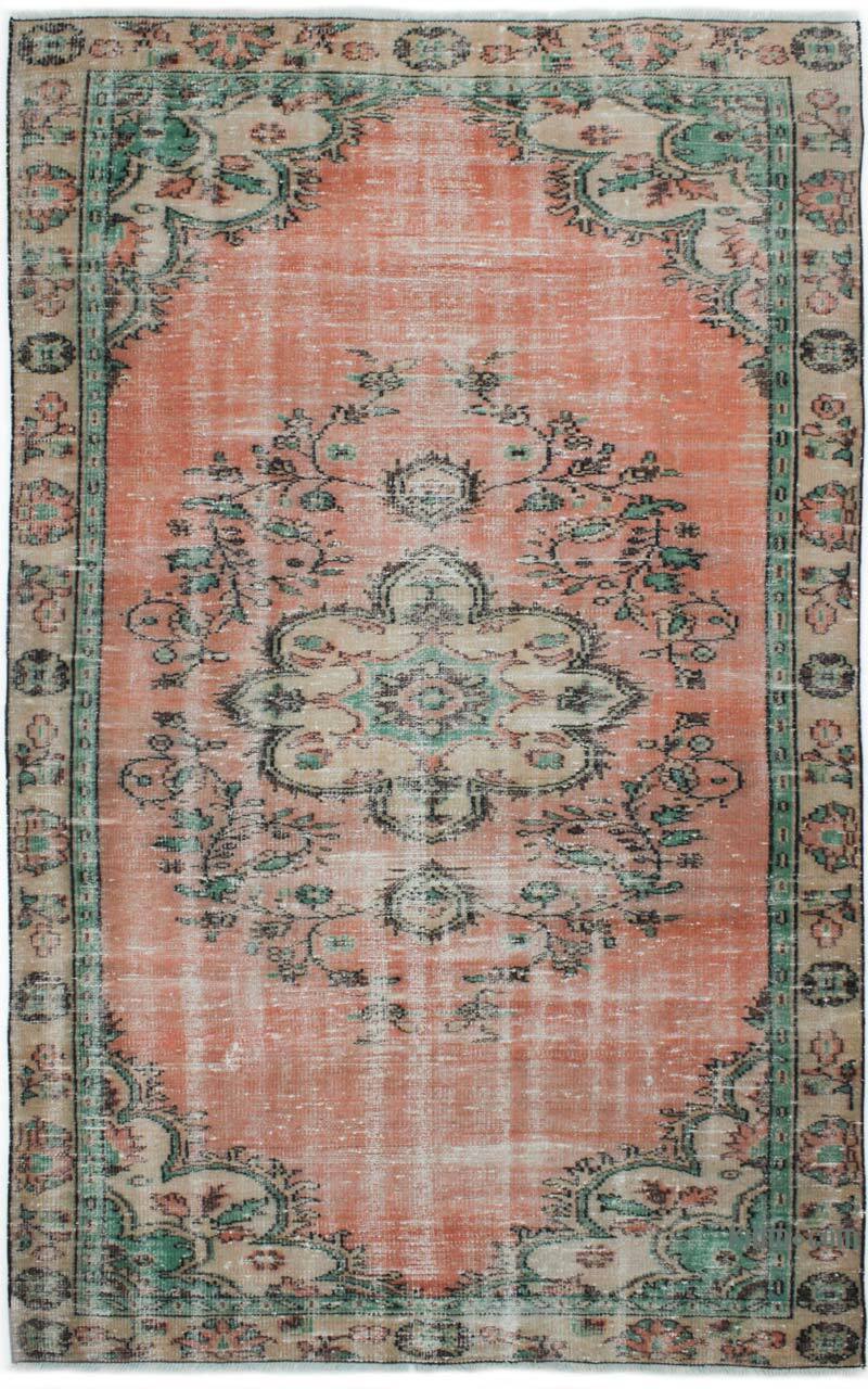 Alfombra Vintage Turca Anudada a Mano - 172 cm x 280 cm - K0076665