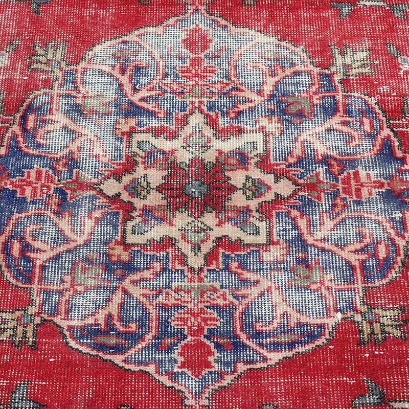 Vintage Turkish Hand-Knotted Rug - 4' 9" x 8' 10" (57" x 106") - K0076668