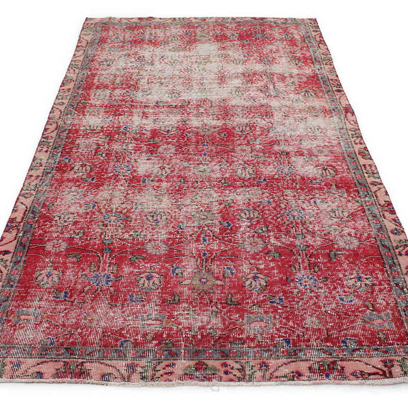 El Dokuma Vintage Halı - 133 cm x 251 cm - K0076669