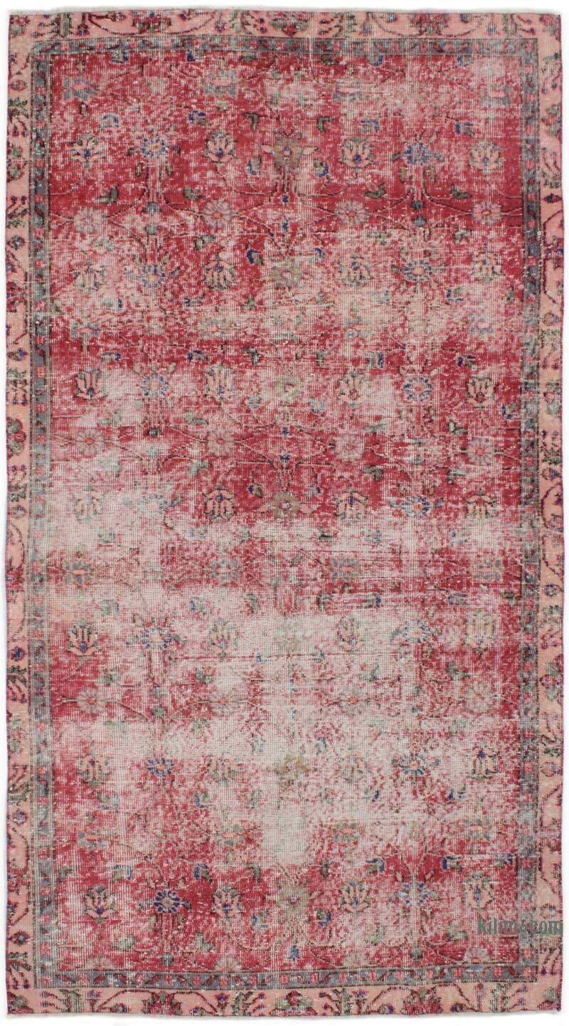 El Dokuma Vintage Halı - 133 cm x 251 cm - K0076669