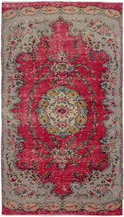 Alfombra Vintage Turca Anudada a Mano - 140 cm x 265 cm