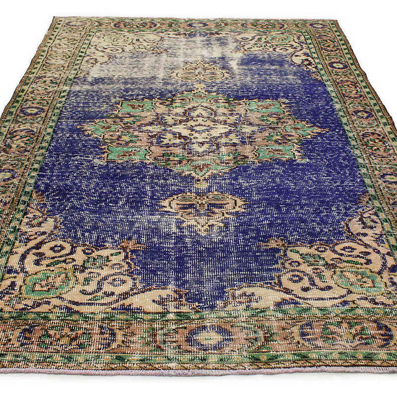 Vintage Turkish Hand-Knotted Rug - 6' 3" x 9' 2" (75" x 110") - K0076672