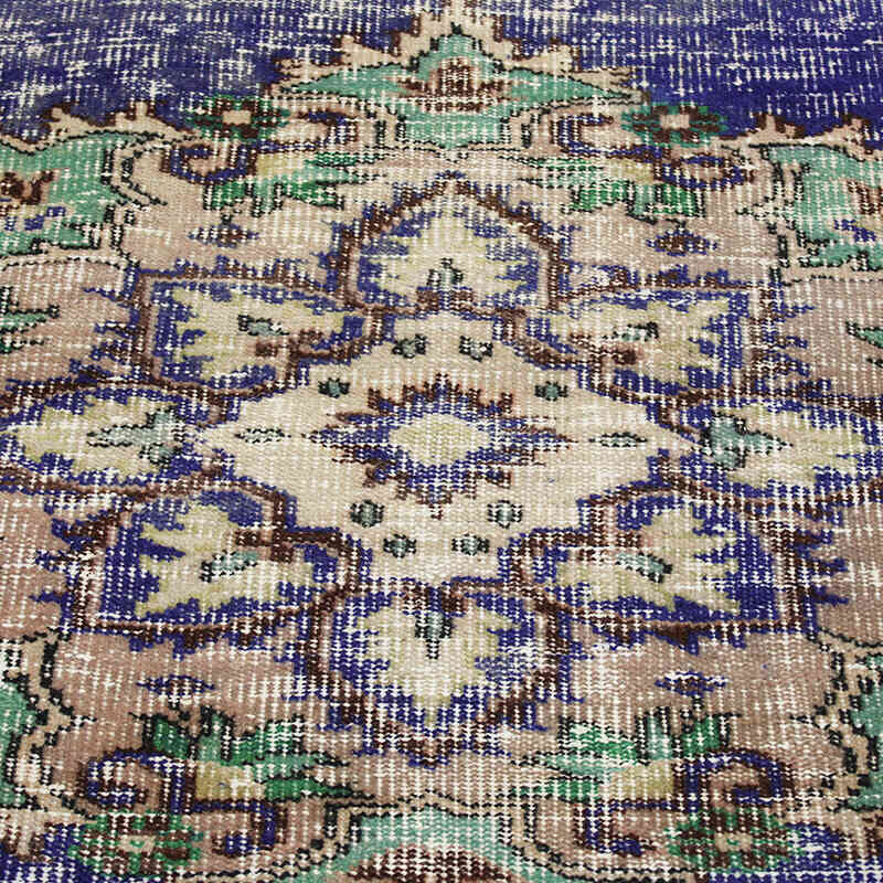 Vintage Turkish Hand-Knotted Rug - 6' 3" x 9' 2" (75" x 110") - K0076672