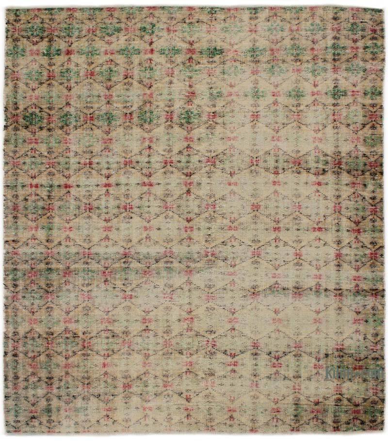 Vintage Turkish Hand-Knotted Rug - 6'  x 6' 7" (72" x 79") - K0076674