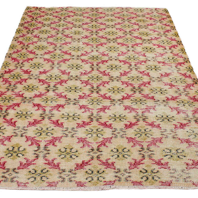 Alfombra Vintage Turca Anudada a Mano - 150 cm x 224 cm - K0076675