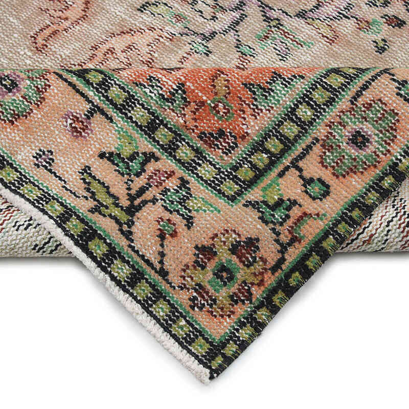 Vintage Turkish Hand-Knotted Rug - 5' 5" x 9' 6" (65" x 114") - K0076678