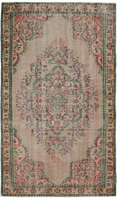 Alfombra Vintage Turca Anudada a Mano - 165 cm x 290 cm