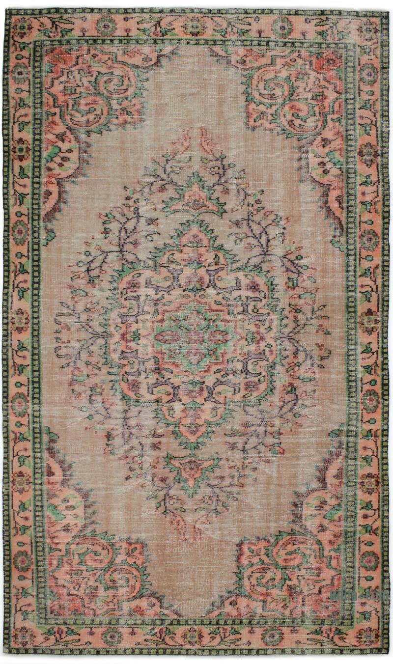 Vintage Turkish Hand-Knotted Rug - 5' 5" x 9' 6" (65" x 114") - K0076678