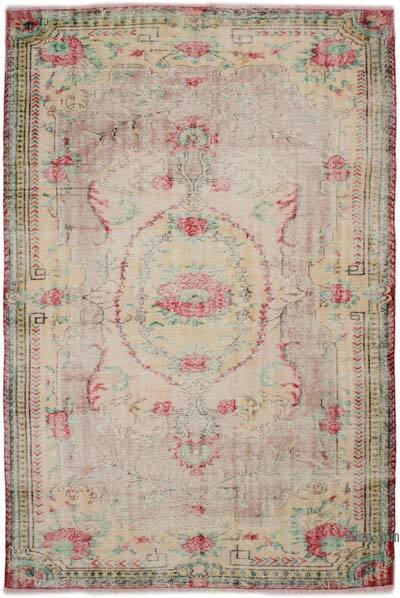 Alfombra Vintage Turca Anudada a Mano - 185 cm x 285 cm