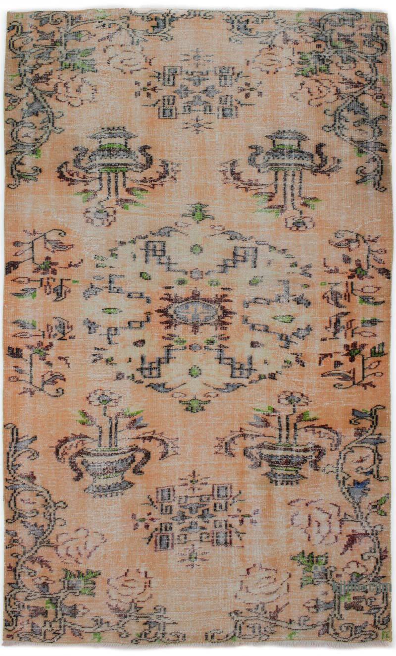 El Dokuma Vintage Halı - 143 cm x 242 cm - K0076685