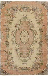 El Dokuma Vintage Halı - 141 cm x 234 cm