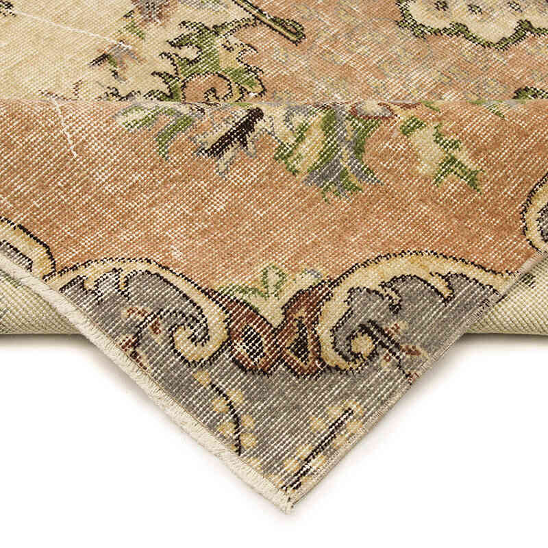 Alfombra Vintage Turca Anudada a Mano - 141 cm x 234 cm - K0076686