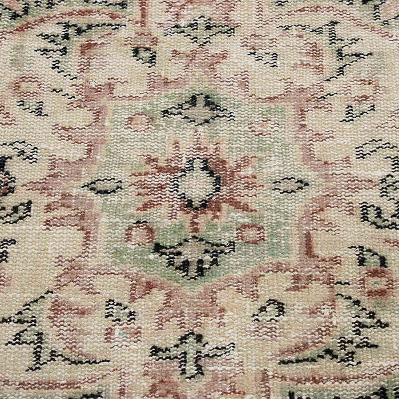 Alfombra Vintage Turca Anudada a Mano - 155 cm x 266 cm - K0076688