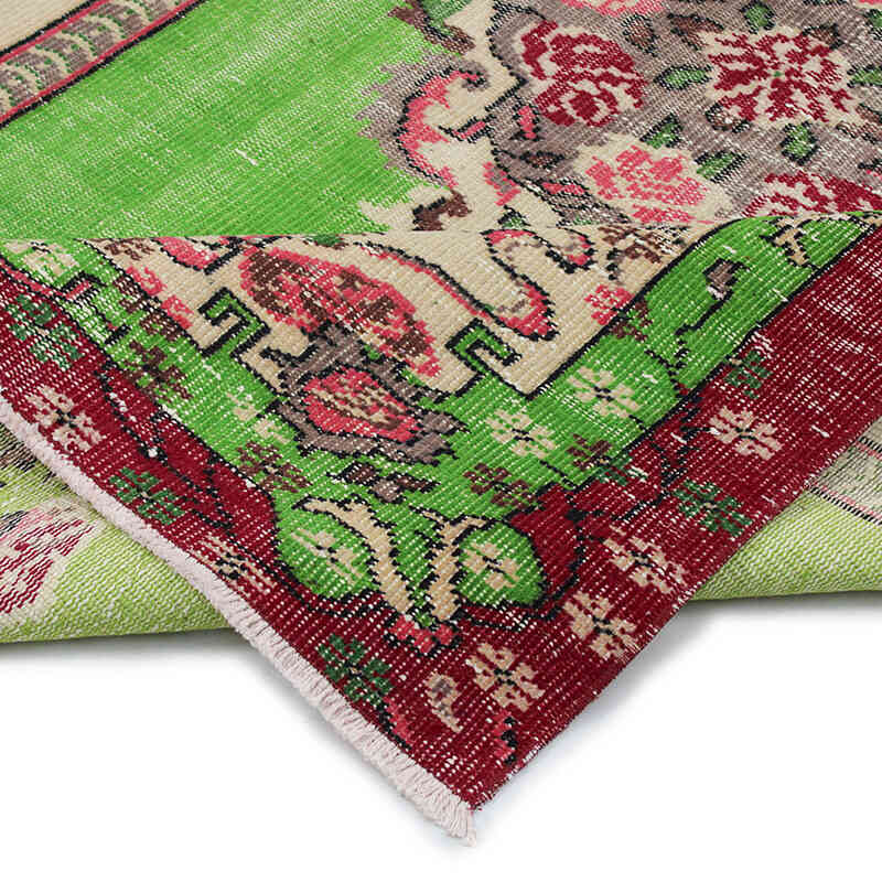 Vintage Turkish Hand-Knotted Rug - 4' 11" x 7' 10" (59" x 94") - K0076691