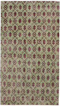 Vintage Turkish Hand-Knotted Rug - 4' 6" x 8' 1" (54" x 97")