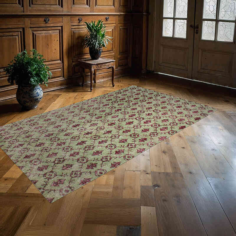 Vintage Turkish Hand-Knotted Rug - 4' 6" x 8' 1" (54" x 97") - K0076699