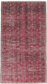 Vintage Turkish Hand-Knotted Rug - 127 cm x 232 cm