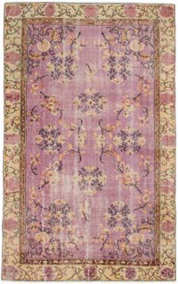 Vintage Turkish Hand-Knotted Rug - 5' 4" x 8' 8" (64" x 104")