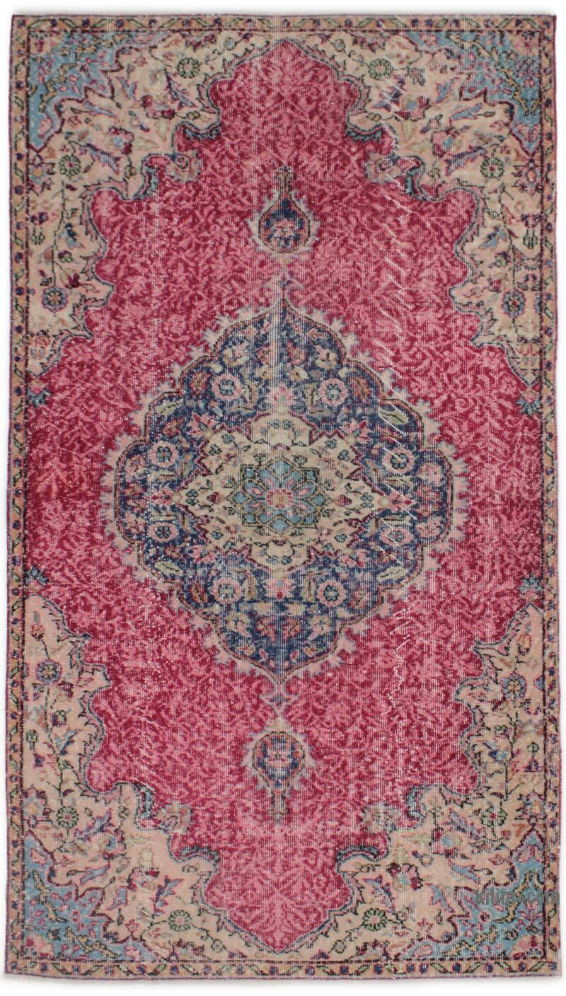 Vintage Turkish Hand-Knotted Rug - 4' 6" x 7' 11" (54" x 95") - K0076712