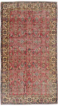 Vintage Turkish Hand-Knotted Rug - 3' 7" x 6' 9" (43" x 81")
