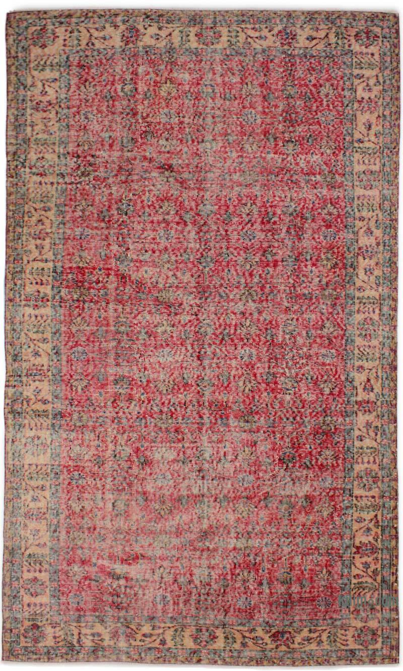 Vintage Turkish Hand-Knotted Rug - 5' 5" x 9' 2" (65" x 110") - K0076715