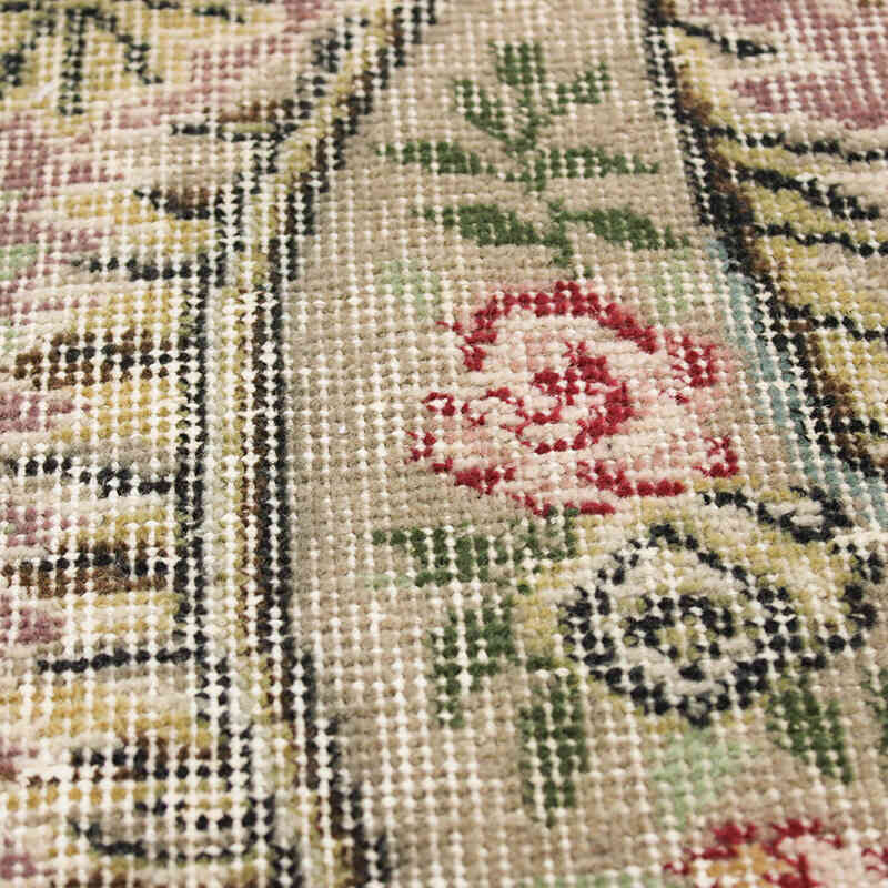 Alfombra Vintage Turca Anudada a Mano - 158 cm x 221 cm - K0076717
