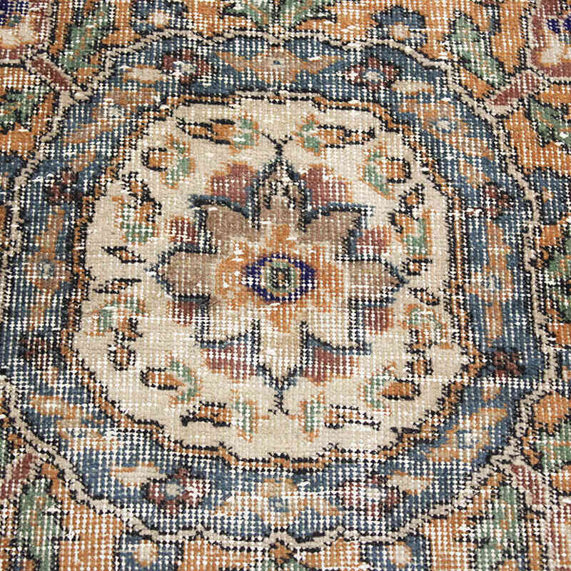 Vintage Turkish Hand-Knotted Rug - 4' 7" x 8' 6" (55" x 102") - K0076721